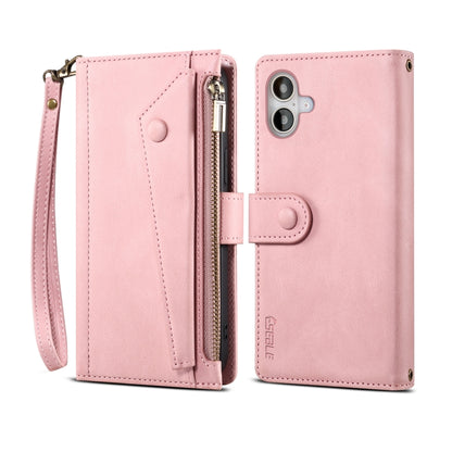 For iPhone 16 Plus ESEBLE Retro Frosted RFID Flip Leather Phone Case(Rose Gold) - iPhone 16 Plus Cases by ESEBLE | Online Shopping South Africa | PMC Jewellery | Buy Now Pay Later Mobicred