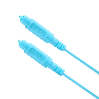 30m EMK OD2.2mm Digital Audio Optical Fiber Cable Plastic Speaker Balance Cable(Sky Blue) - Audio Optical Cables by EMK | Online Shopping South Africa | PMC Jewellery | Buy Now Pay Later Mobicred