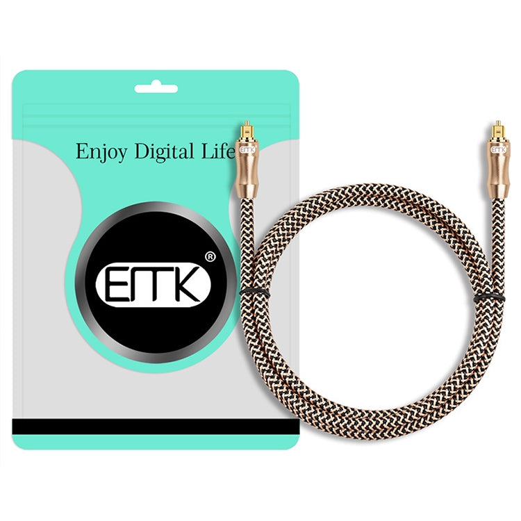 25m EMK OD6.0mm Gold-plated TV Digital Audio Optical Fiber Connecting Cable - free shipping - PMC Jewellery - Order now!