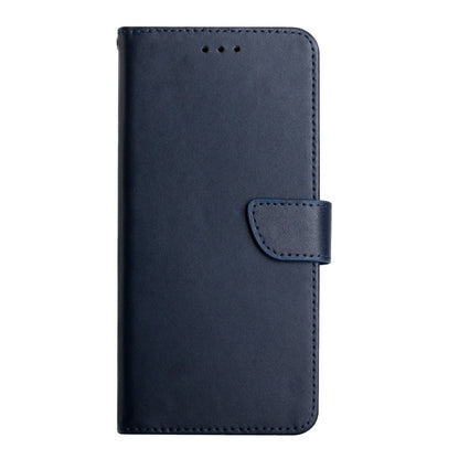 For Samsung Galaxy S24+ 5G HT02 Genuine Leather Fingerprint-proof Flip Phone Case(Blue) - Galaxy S24+ 5G Cases by PMC Jewellery | Online Shopping South Africa | PMC Jewellery | Buy Now Pay Later Mobicred