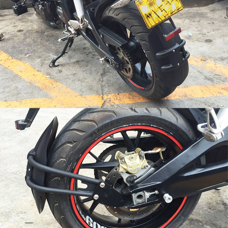 Motorcycle Stainless Steel Modified Rear Wheel Fender Dustproof Splash Flaps Mudguards Fender Guard, Style:C Style Foot - Others by PMC Jewellery | Online Shopping South Africa | PMC Jewellery | Buy Now Pay Later Mobicred