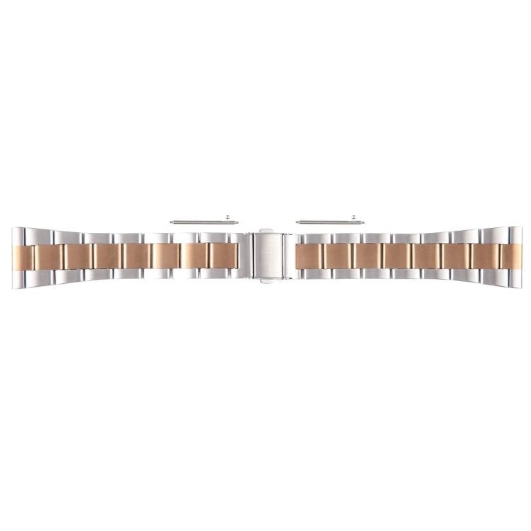 For Huawei Watch 4 22mm Three-bead Stainless Steel Watch Band(Silver Rose Gold) - free shipping - PMC TechLife - Order now!