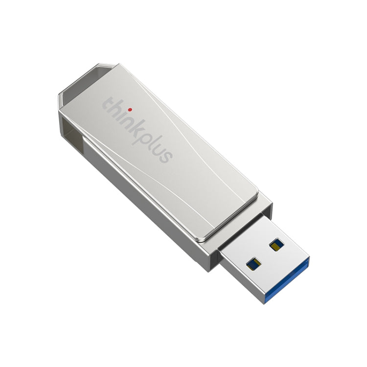 Lenovo Thinkplus USB 3.0 Rotating Flash Drive, Memory:128GB(Silver) - USB Flash Drives by Lenovo | Online Shopping South Africa | PMC Jewellery | Buy Now Pay Later Mobicred