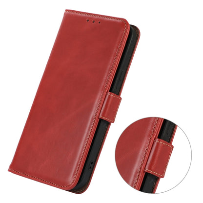 For Samsung Galaxy S24 Ultra Crazy Horse Top Layer Cowhide Leather Phone Case(Red) - Galaxy S24 Ultra 5G Cases by PMC Jewellery | Online Shopping South Africa | PMC Jewellery | Buy Now Pay Later Mobicred