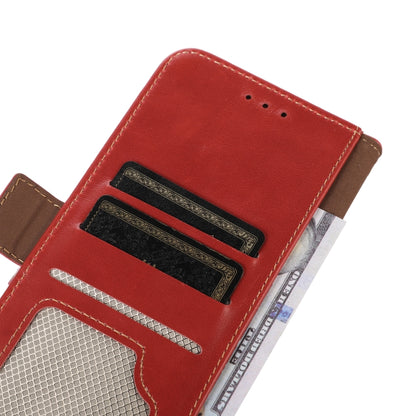 For Samsung Galaxy S24+ Crazy Horse Top Layer Cowhide Leather Phone Case(Red) - Galaxy S24+ 5G Cases by PMC Jewellery | Online Shopping South Africa | PMC Jewellery | Buy Now Pay Later Mobicred