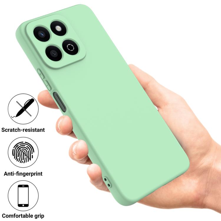 For Honor X6b 5G / Play 60 Plus Solid Color Liquid Silicone Dropproof Full Coverage Phone Case(Green) - free shipping - PMC TechLife - Order now!