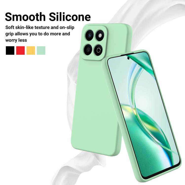 For Honor X6b 5G / Play 60 Plus Solid Color Liquid Silicone Dropproof Full Coverage Phone Case(Green) - free shipping - PMC TechLife - Order now!
