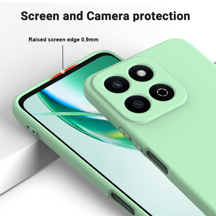 For Honor X6b 5G / Play 60 Plus Solid Color Liquid Silicone Dropproof Full Coverage Phone Case(Green) - free shipping - PMC TechLife - Order now!