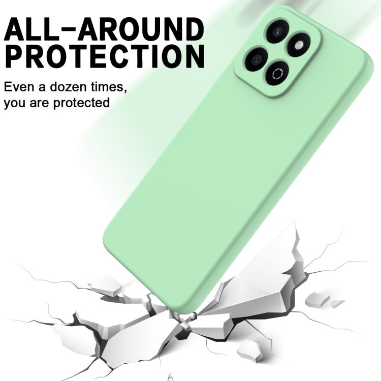 For Honor X6b 5G / Play 60 Plus Solid Color Liquid Silicone Dropproof Full Coverage Phone Case(Green) - free shipping - PMC TechLife - Order now!