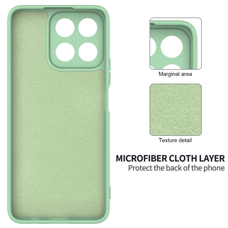 For Honor X6b 5G / Play 60 Plus Solid Color Liquid Silicone Dropproof Full Coverage Phone Case(Green) - free shipping - PMC TechLife - Order now!