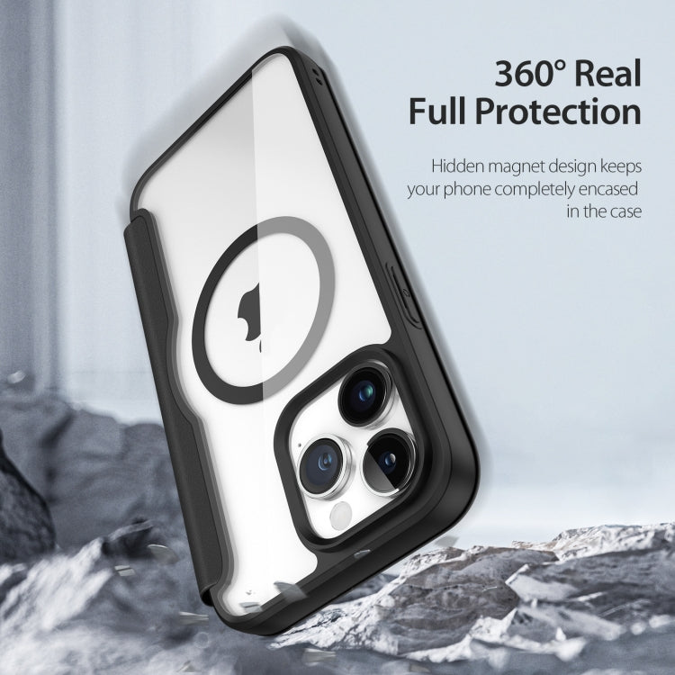 For iPhone 15 Pro Max DUX DUCIS Skin X Pro Series Magsafe PC + TPU Phone Leather Case(Black) - free shipping - PMC Jewellery - Order now!