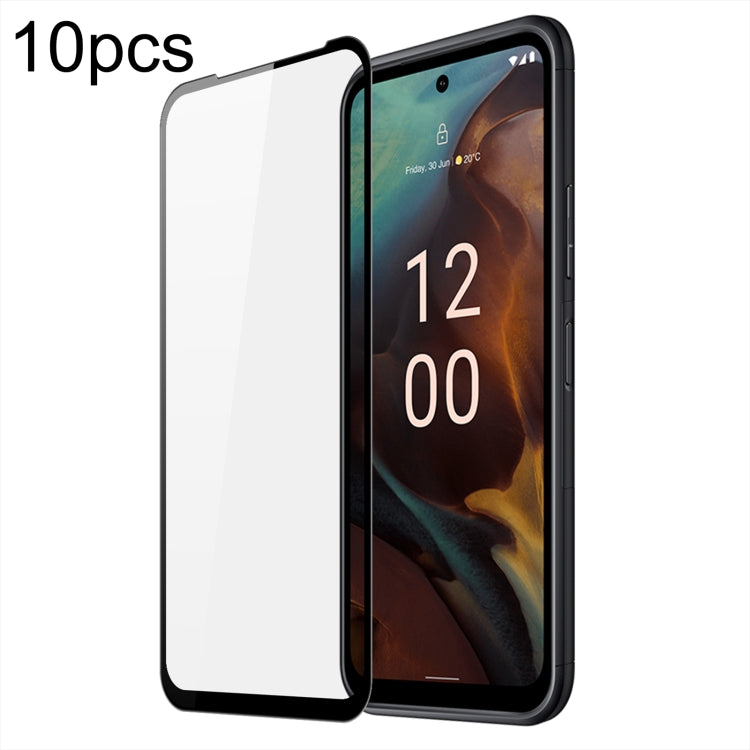 For Nokia XR21 10pcs DUX DUCIS 0.33mm 9H Medium Alumina Tempered Glass Film - free shipping - PMC Jewellery - Order now!