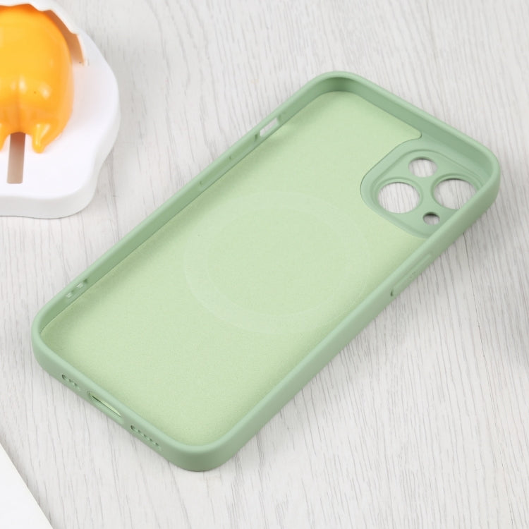 For iPhone 15 Plus Liquid Silicone Magsafe Phone Case(Green) - iPhone 15 Plus Cases by PMC Jewellery | Online Shopping South Africa | PMC Jewellery