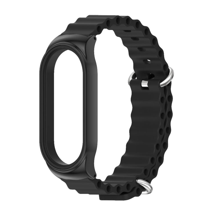 For Xiaomi Mi Band 8 Mijobs CS Case Marine Silicone Breathable Watch Band(Black) - free shipping - PMc TechLife - Order now!