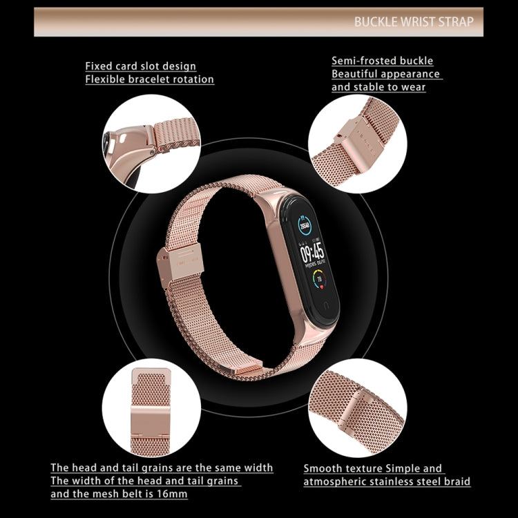 For Xiaomi Mi Band 8 Mijobs CS Case Milan Buckle Metal Watch Band(Silver) - free shipping - PMc TechLife - Order now!