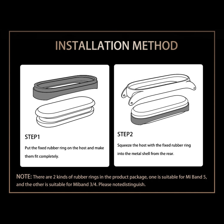 For Xiaomi Mi Band 8 Mijobs CS Case Milan Buckle Metal Watch Band(Rose Gold) - free shipping - PMc TechLife - Order now!