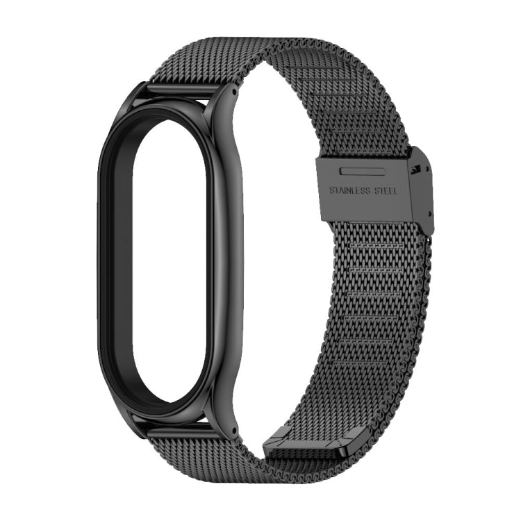 For Xiaomi Mi Band 8 Mijobs Plus Case Milan Buckle Metal Watch Band(Black) - free shipping - PMc TechLife - Order now!