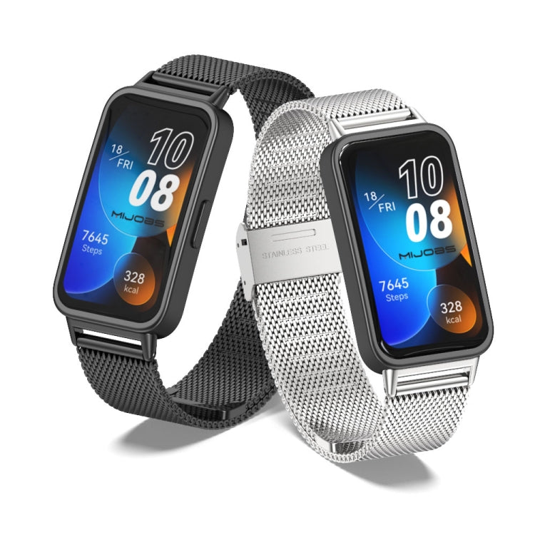 For Huawei Band 8 / 9 / 10 Mijobs Milan Buckle Stainless Steel Watch Band(Gold) - free shipping - PMC TechLife - Order now!