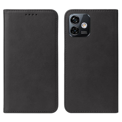 For Ulefone Note 16 Pro Magnetic Closure Leather Phone Case(Black) - Ulefone Cases by PMC Jewellery | Online Shopping South Africa | PMC Jewellery | Buy Now Pay Later Mobicred