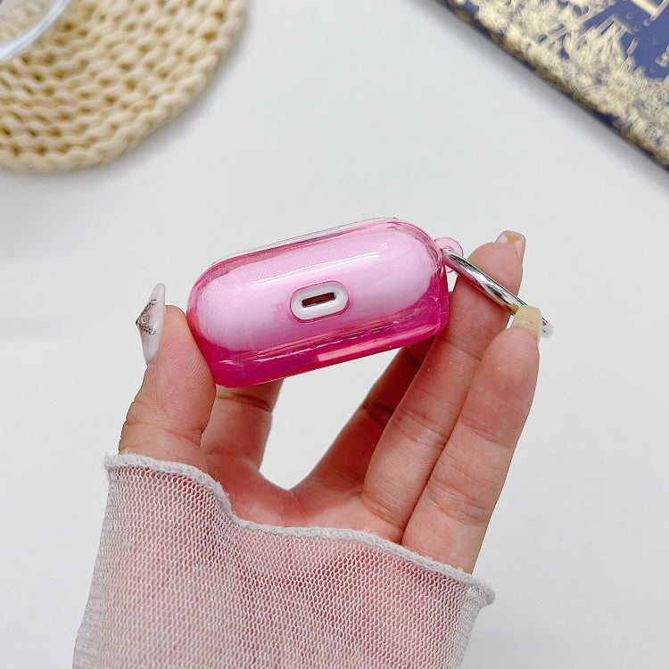 For AirPods Pro Silver Foil Epoxy Bluetooth Earphone Protective Case(Pink) - For AirPods Pro by PMC Jewellery | Online Shopping South Africa | PMC Jewellery | Buy Now Pay Later Mobicred