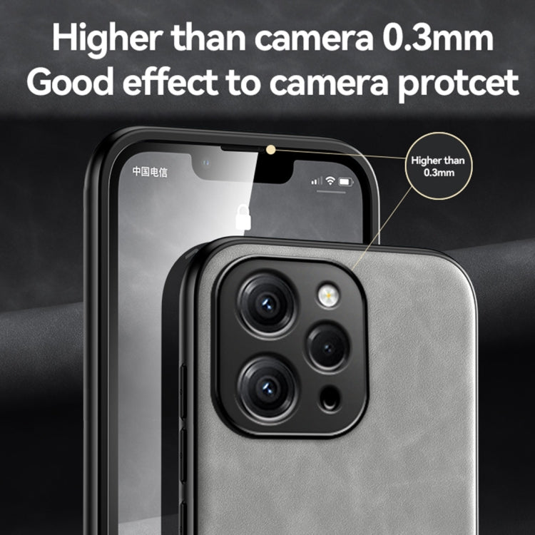 For Xiaomi 14 Skin Feel Magnetic Leather Back Phone Case(Light Grey) - free shipping - PMC TechLife - Order now!