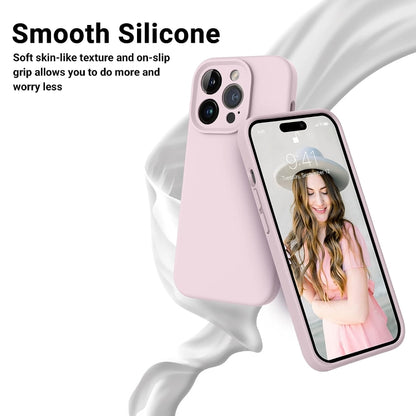 For iPhone 13 Pro LK MagSafe Magnetic Silicone Phone Case(Pink) - iPhone 13 Pro Cases by PMC Jewellery | Online Shopping South Africa | PMC Jewellery