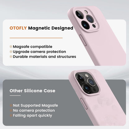 For iPhone 13 LK MagSafe Magnetic Silicone Phone Case(Pink) - iPhone 13 Cases by PMC Jewellery | Online Shopping South Africa | PMC Jewellery