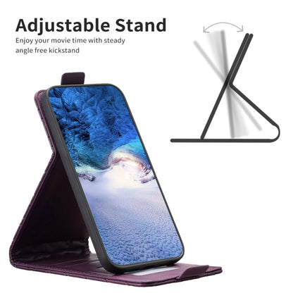 For Redmi Note 12 Pro Global Diamond Lattice Vertical Flip Leather Phone Case(Dark Purple) - Xiaomi Cases by PMC Jewellery | Online Shopping South Africa | PMC Jewellery | Buy Now Pay Later Mobicred