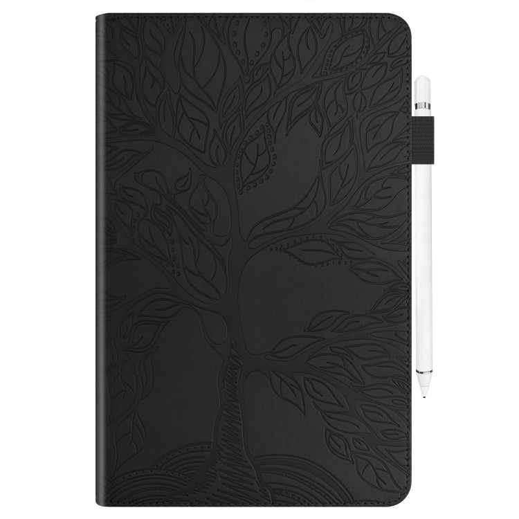 For Samsung Galaxy Tab S9 Ultra Life Tree Series Horizontal Flip Leather Tablet Case(Black) - Galaxy Tab S9 Ultra Cases by PMC Jewellery | Online Shopping South Africa | PMC Jewellery | Buy Now Pay Later Mobicred