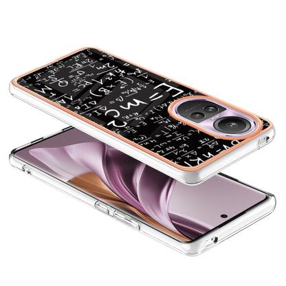 For OPPO Reno10 Pro 5G Global Electroplating Marble Dual-side IMD Phone Case(Equation) - OPPO Cases by PMC Jewellery | Online Shopping South Africa | PMC Jewellery | Buy Now Pay Later Mobicred