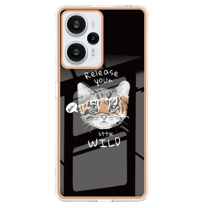 For Xiaomi Poco F5 / Redmi Note 12 Turbo Electroplating Marble Dual-side IMD Phone Case(Natural Growth) - Xiaomi Cases by PMC Jewellery | Online Shopping South Africa | PMC Jewellery | Buy Now Pay Later Mobicred