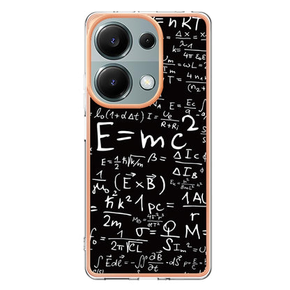 For Xiaomi Redmi Note 13 Pro 4G/Poco M6 Pro 4G Electroplating Marble Dual-side IMD Phone Case(Equation) - Note 13 Pro Cases by PMC Jewellery | Online Shopping South Africa | PMC Jewellery | Buy Now Pay Later Mobicred