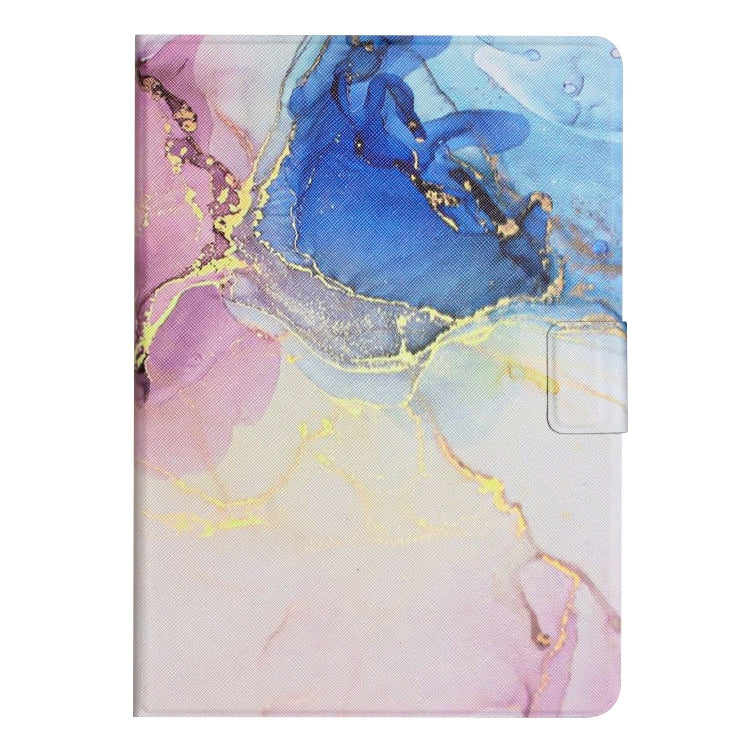 For Amazon Kindle Fire Max 11 Colored Drawing Marble Smart Leather Tablet Case(Pink Blue) - Amazon by PMC TechLife | Online Shopping South Africa | PMC TechLife | Buy Now Pay Later Mobicred