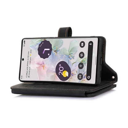 For Google Pixel 7a Dream 9-Card Wallet Zipper Bag Leather Phone Case(Black) - Google Cases by PMC Jewellery | Online Shopping South Africa | PMC Jewellery | Buy Now Pay Later Mobicred