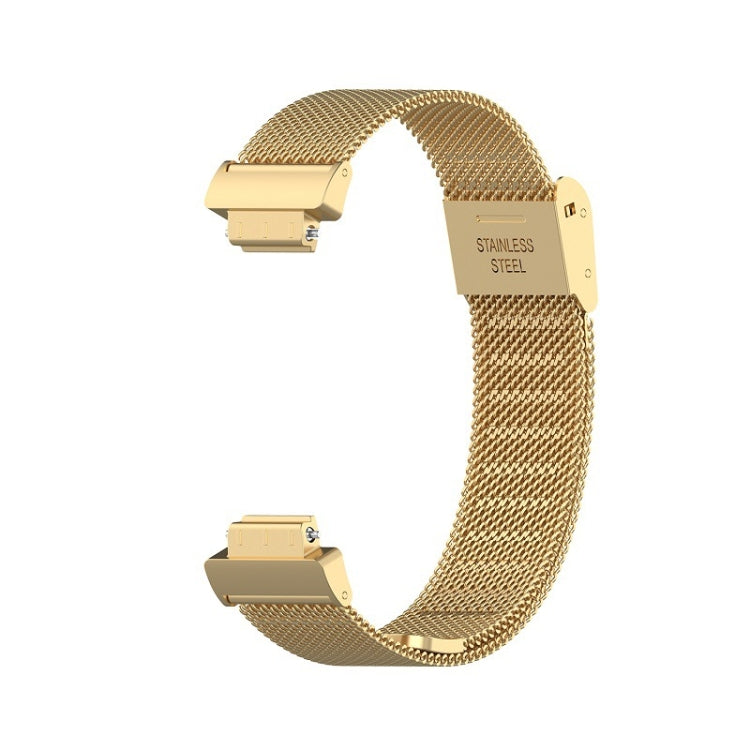 For Fitbit Inspire 3 Buckle Fine Mesh Stainless Ssteel Watch Band(Gold) - free shipping - PMC TechLife - Order now!