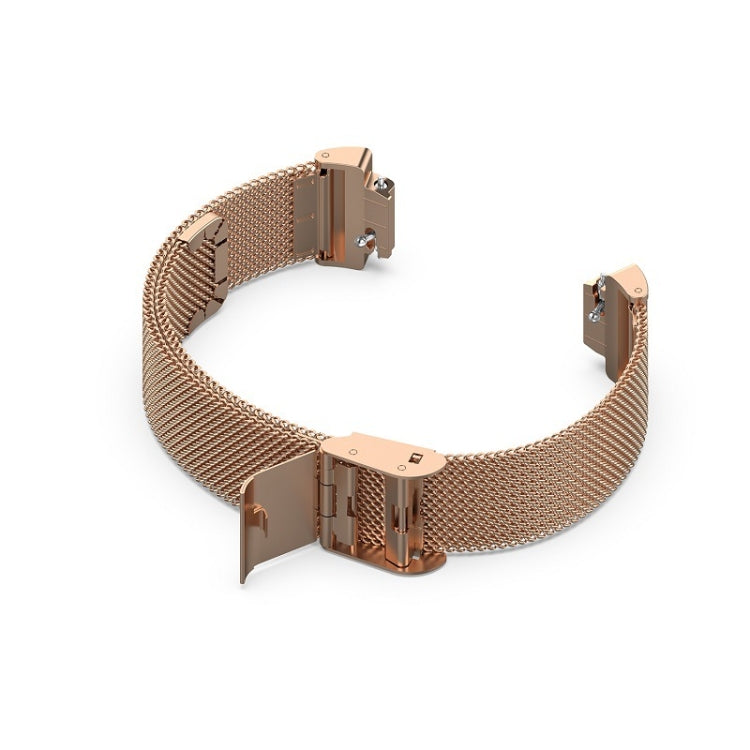 For Fitbit Inspire 3 Buckle Fine Mesh Stainless Ssteel Watch Band(Rose Gold) - free shipping - PMC TechLife - Order now!