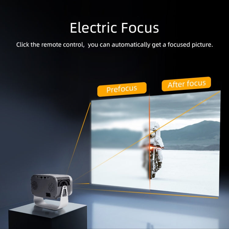AUN A003 1280x720P 150 Lumens Same Screen Version Portable Home Theater LED HD Digital Projector, EU Plug(Grey) - LED Projector by AUN | Online Shopping South Africa | PMC TechLife | Buy Now Pay Later Mobicred