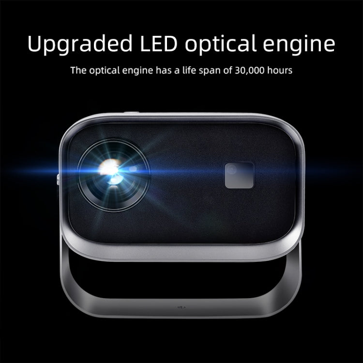 AUN A003 1280x720P 150 Lumens Same Screen Version Portable Home Theater LED HD Digital Projector, UK Plug(Grey) - LED Projector by AUN | Online Shopping South Africa | PMC TechLife | Buy Now Pay Later Mobicred