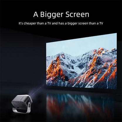 AUN A003 1280x720P 150 Lumens Same Screen Version Portable Home Theater LED HD Digital Projector, EU Plug(Grey) - LED Projector by AUN | Online Shopping South Africa | PMC Jewellery | Buy Now Pay Later Mobicred