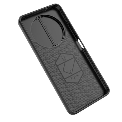 For Xiaomi Redmi A3 4G Global Sliding Camshield TPU + PC Shockproof Phone Case with Holder(Black) - Xiaomi Cases by PMC Jewellery | Online Shopping South Africa | PMC Jewellery