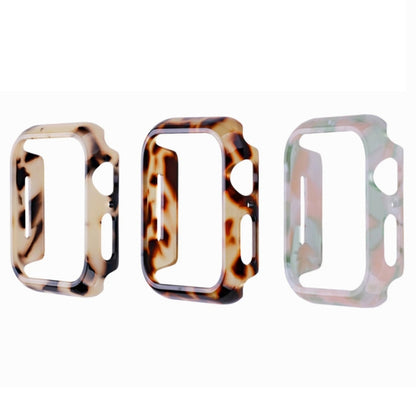 For Apple Watch Ultra 2 / Ultra 49mm Printed Resin PC Watch Case(Pearl White) - Watch Cases by PMC Jewellery | Online Shopping South Africa | PMC Jewellery | Buy Now Pay Later Mobicred