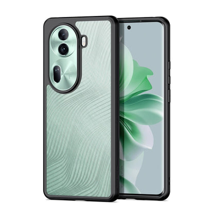 For OPPO Reno11 Global DUX DUCIS Aimo Series Frosted Feel Phone Case(Black) - Reno11 Cases by DUX DUCIS | Online Shopping South Africa | PMC Jewellery | Buy Now Pay Later Mobicred