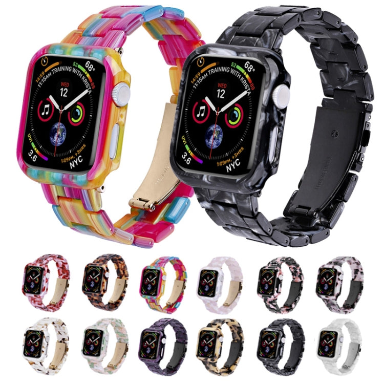 For Apple Watch Ultra 2 / Ultra 49mm Printed Resin PC Watch Band Case Kit(Nougat Color) - Watch Cases by PMC Jewellery | Online Shopping South Africa | PMC Jewellery | Buy Now Pay Later Mobicred