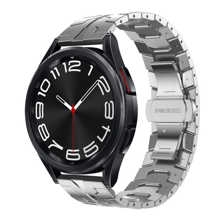 For Samsung Galaxy Watch 6 / 6 Classic Stainless Steel Metal Watch Band(Silver) - free shipping - PMC TechLife - Order now!
