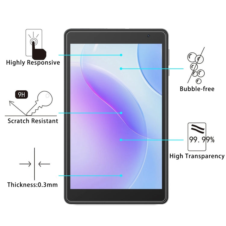 For Blackview Tab 50 WiFi 8.0 25pcs 9H 0.3mm Explosion-proof Tempered Glass Film - Others by PMC TechLife | Online Shopping South Africa | PMC TechLife