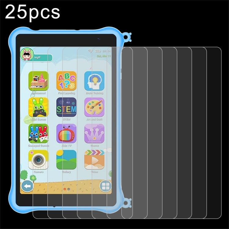 For Blackview Tab 50 kids 8.0 25pcs 9H 0.3mm Explosion-proof Tempered Glass Film - free shipping - PMC TechLife - Order now!