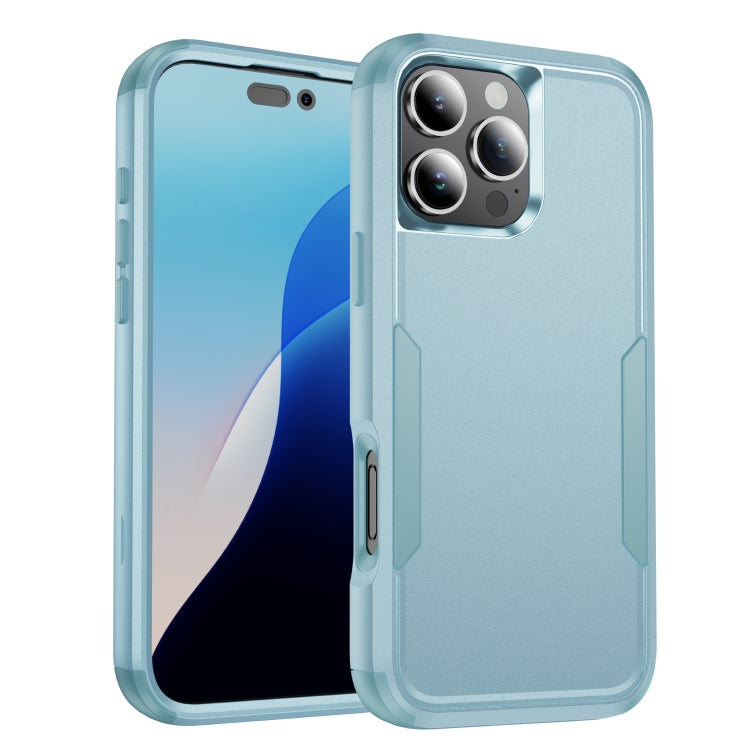 For iPhone 16 Pro Max Commuter Shockproof TPU + PC Phone Case(Grey Green) - iPhone 16 Pro Max Cases by PMC Jewellery | Online Shopping South Africa | PMC Jewellery | Buy Now Pay Later Mobicred