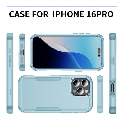 For iPhone 16 Pro Commuter Shockproof TPU + PC Phone Case(Grey Green) - iPhone 16 Pro Cases by PMC Jewellery | Online Shopping South Africa | PMC Jewellery | Buy Now Pay Later Mobicred