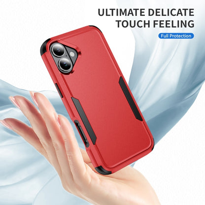 For iPhone 16 Plus Commuter Shockproof TPU + PC Phone Case(Red+Black) - iPhone 16 Plus Cases by PMC Jewellery | Online Shopping South Africa | PMC Jewellery | Buy Now Pay Later Mobicred