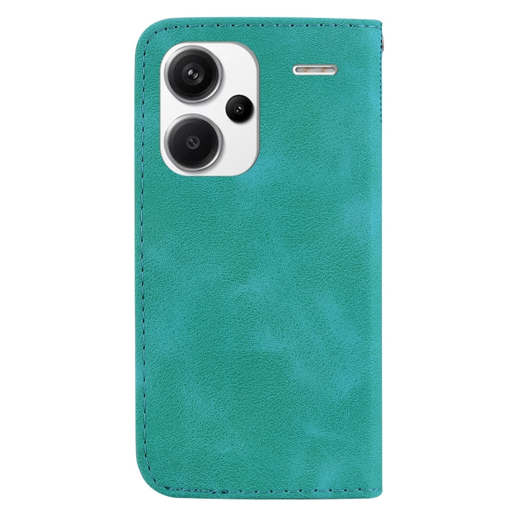 For Xiaomi Redmi Note 13 Pro+ 5G 7-shaped Embossed Leather Phone Case(Green) - Note 13 Pro+ Cases by PMC Jewellery | Online Shopping South Africa | PMC Jewellery | Buy Now Pay Later Mobicred